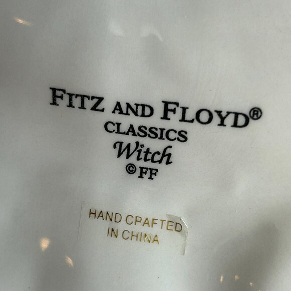 RARE/Retired Fitz and Floyd Classics – “Witch” Canape Plate - Picture 9 of 9